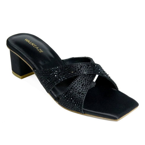 Women Formal Block Heel - 75095S - Block Heel - Walkeaze